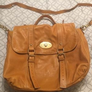 Carlo Pazolini Tan Leather Purse, large satchel